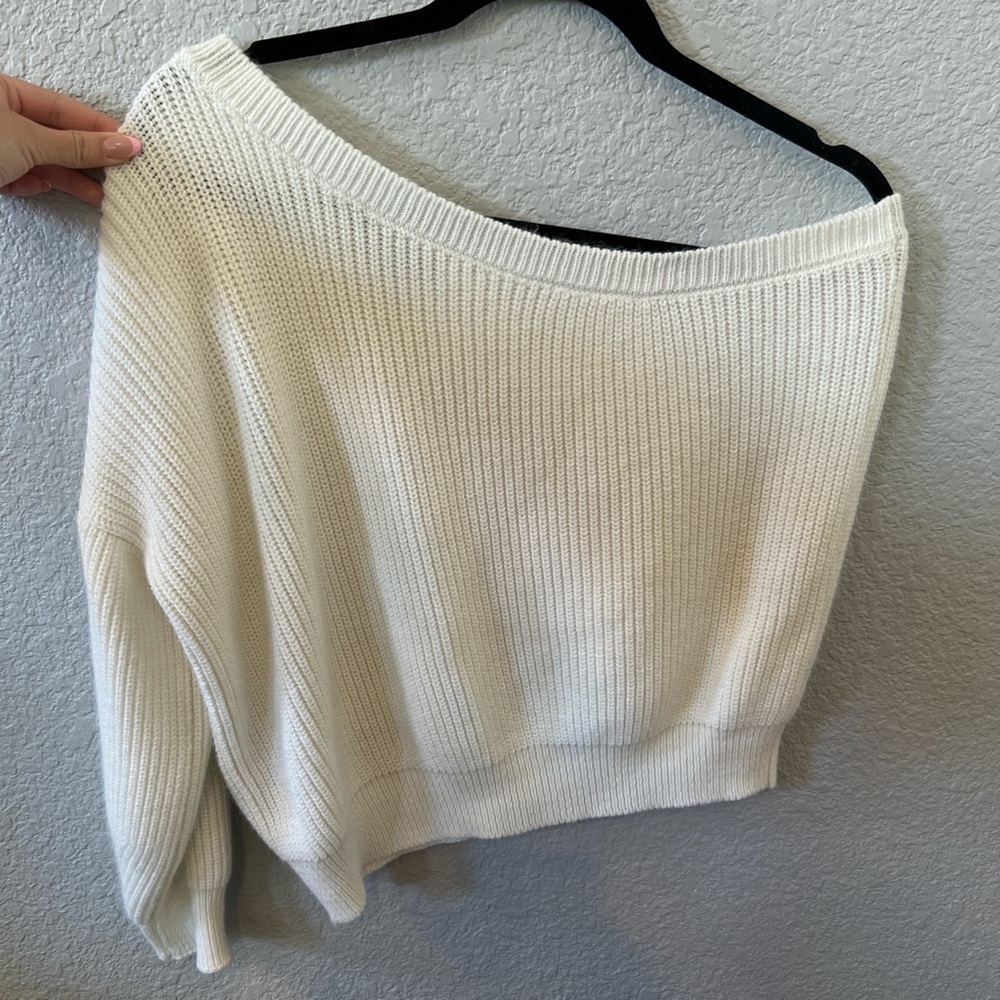 Nasty Gal One Shoulder Sweater!